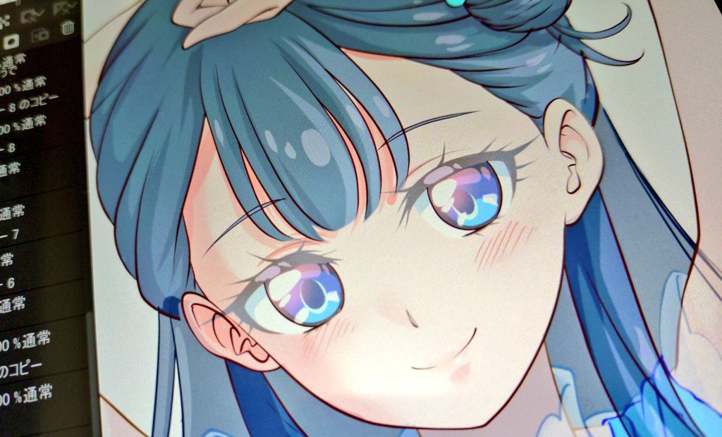 ご依頼イラストも頑張ってますwip!✨️ 最近は定期的に描けて嬉しい😊💕