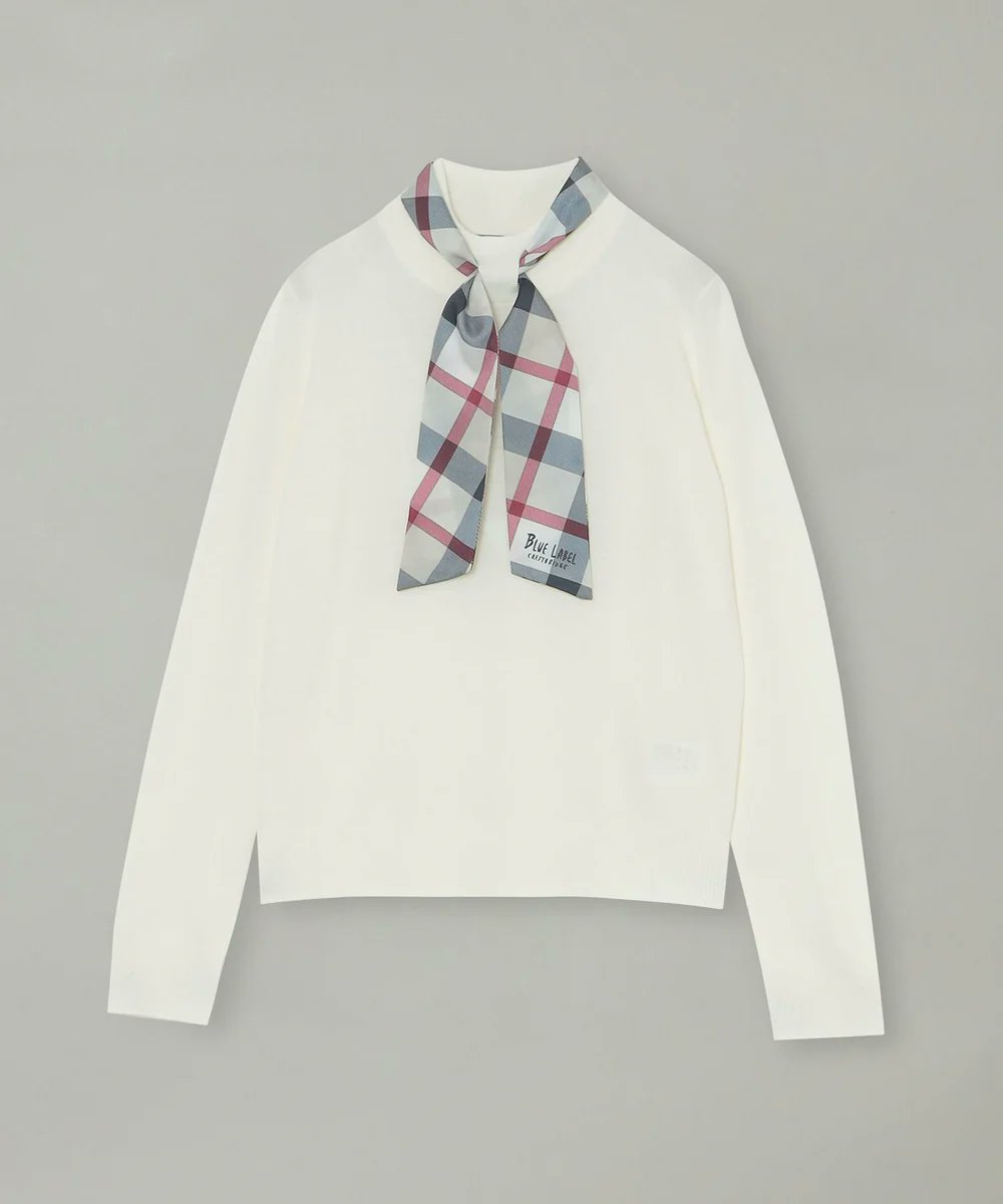 SALE ITEM】 人気のスカーフ付きニットがプライスダウン。冬の