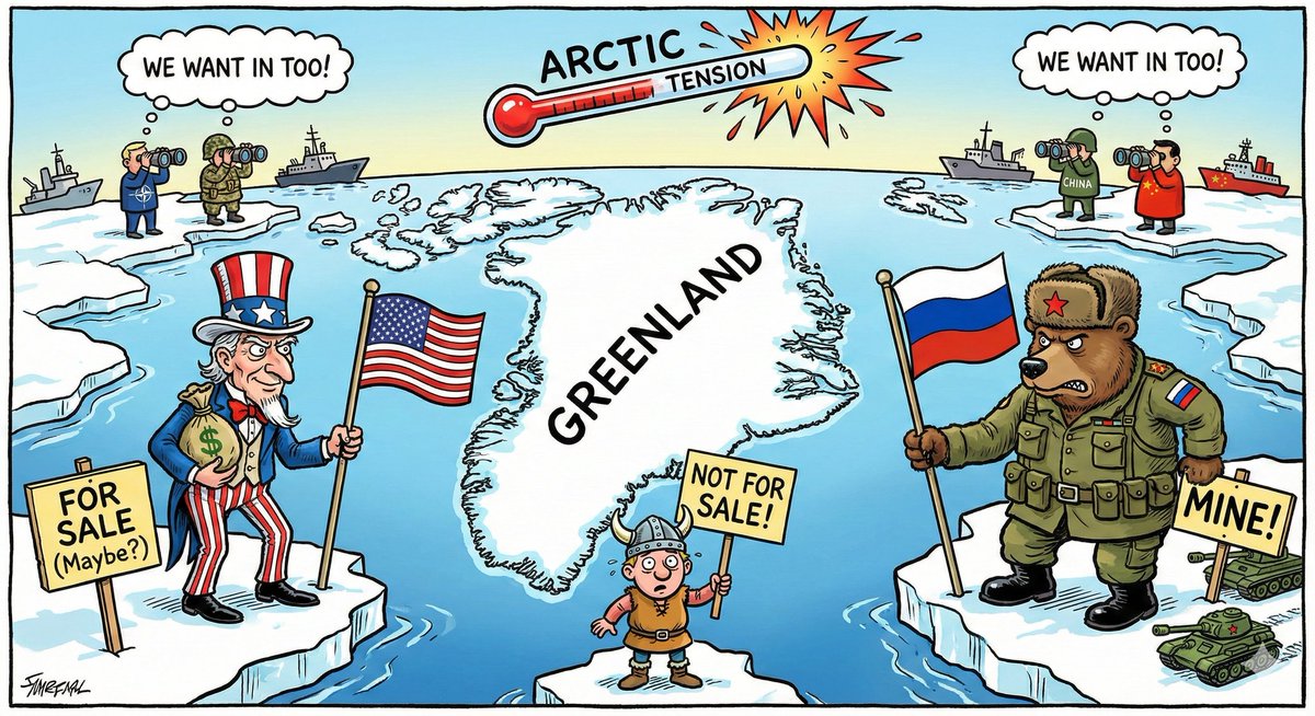 THE ICE COLD WAR JUST HEATED UP. 🇷🇺❄️🚨

​While the world is distracted by the US-Greenland drama, Russia just quietly pushed its chips into the center of the table.

​The Update:
Reports confirm Moscow is accelerating its military buildup in the Arctic, framing it as a necessary