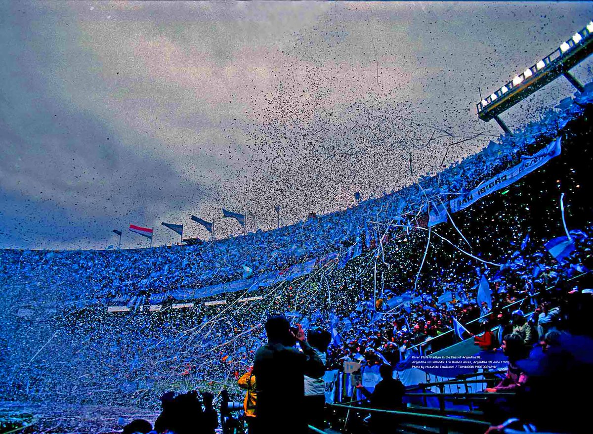 River Plate Stadium in the final of Argentina78,  
Argentina vs Holland3-1 in Buenos Aires, Argentina 
25 June 1978
Photo by Masahide Tomikoshi / TOMIKOSHI PHOTOGRAPHY