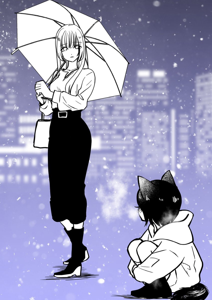 komura_ayumi's tweet image. おねえさん、わんこを拾う①