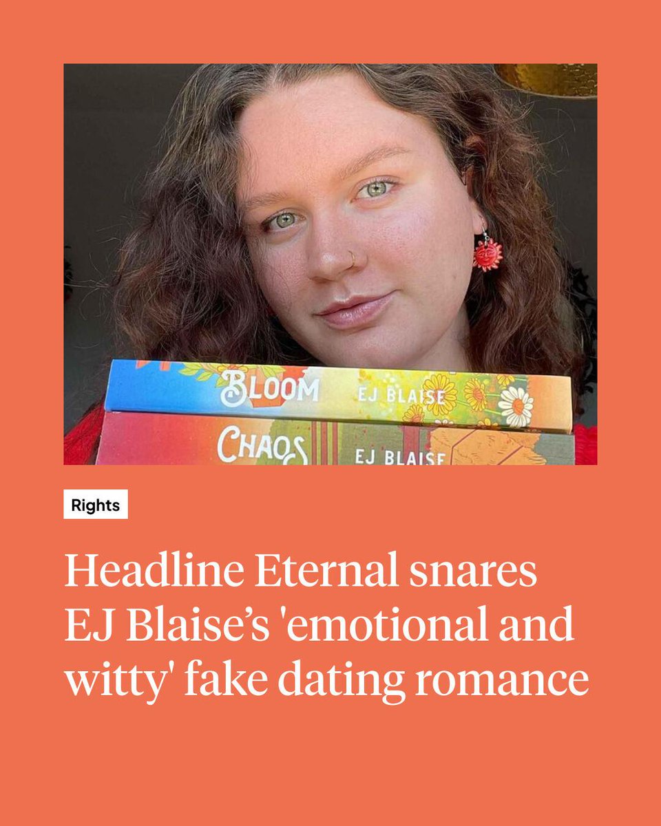 Headline Eternal has acquired Better Than Revenge, an ’emotional and witty’ fake dating romance by previously self-published author EJ Blaise, publishing in August 2026 👇