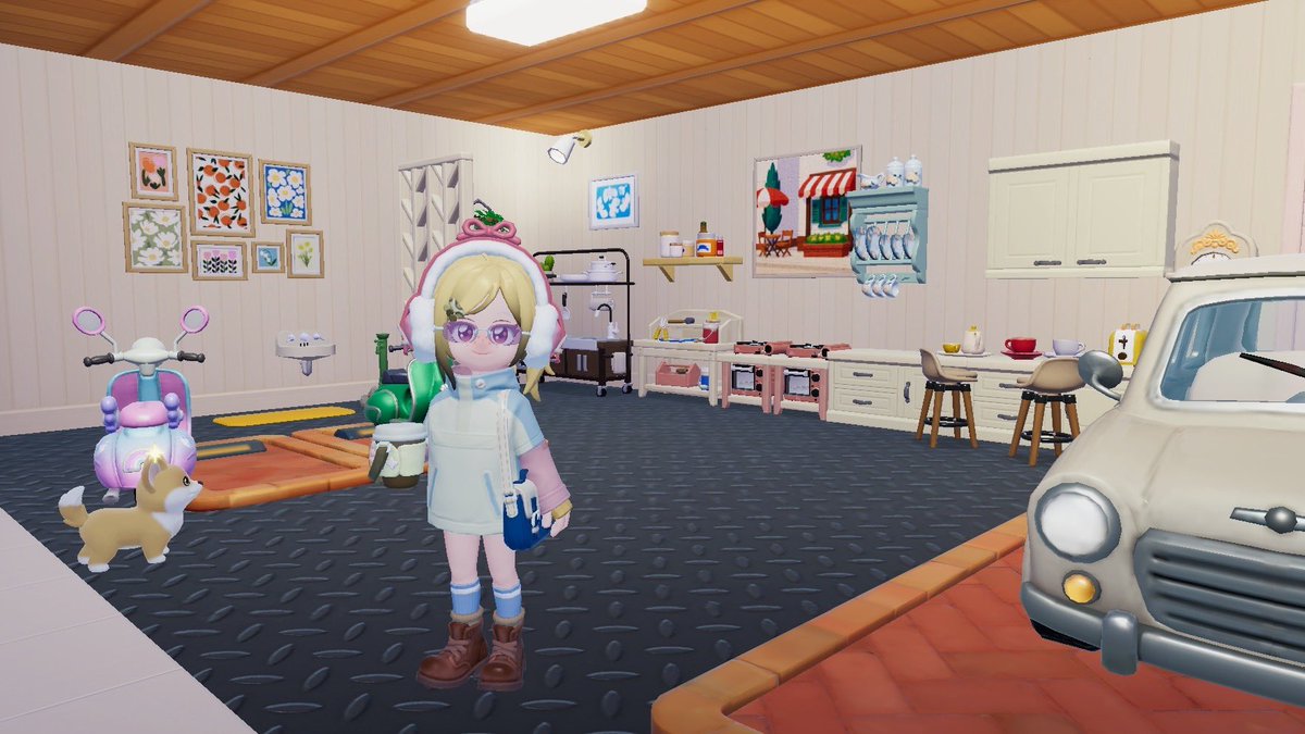 配信来てくれてありがとう！
新しいお家になったよ！🛋🧺