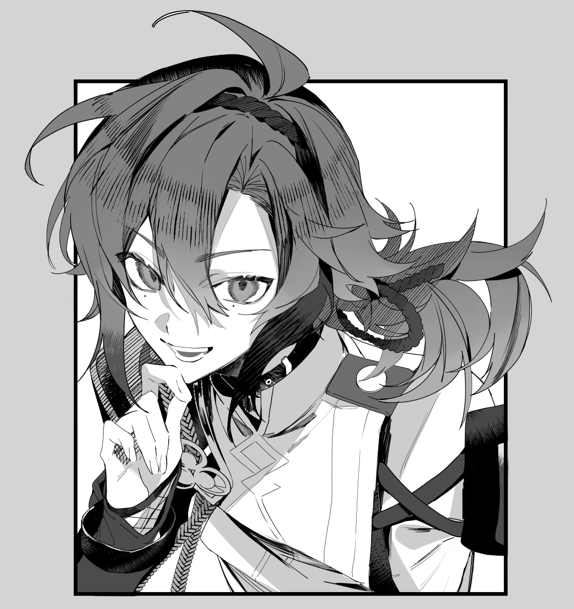 tkykkk01's tweet image. 以前描いたアルハイゼンと平蔵くん