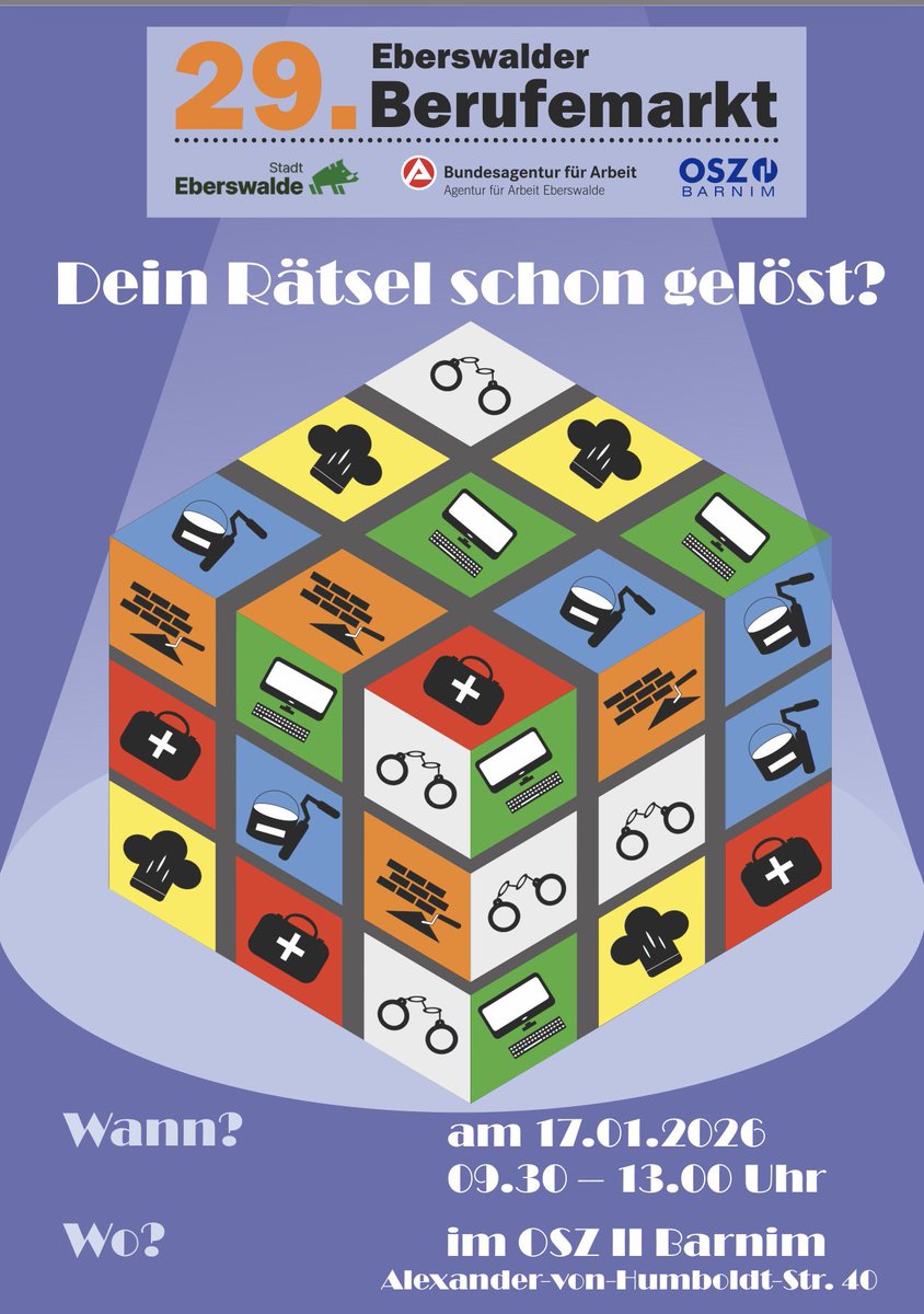 29. Berufemarkt – Eberswalde mit Messebegleitung durch KAUSA

Gemeinsam gehen wir über die Messe, besuchen gezielt #Ausbildungsbetriebe.

Unsere Projektreferentin Elena Austermann unterstütz Dich beim Gesprächseinstieg und bei allen Fragen.

Mehr dazu:  kausa-brandenburg.de/termin/29-beru…