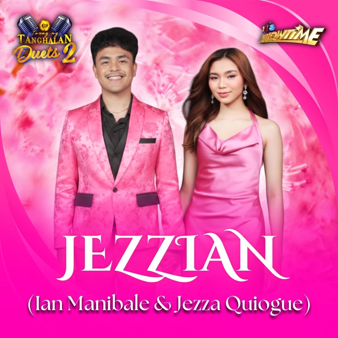 ReynaYaritza24's tweet photo. Kaway kaway sa mga fans at supporters ng JEZZIAN!!!!! 🩷🎤🎶💕🌷🌺

Photo fandom poster made by: mydearestjohn23

#TNTDuets2 #TNTDuets #TNTDuets2HulingTapatan #JezzIan #JezzaQuiogue #IanManibale #ItsShowtime #GrandFinals https://t.co/6BAdKD4708