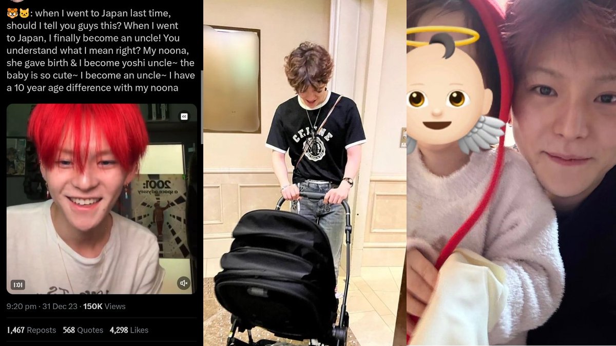 we’ve truly come this far—
yoshi and his little niece updates 🥹

      2023                            2024                   2026