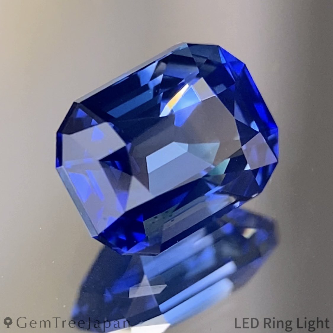 GemTree_Japan's tweet photo. 一級品ブルーとカラーレスのバイカラー結晶でありながら、光の反射によって全体にブルーが広がるビルマ産コーンフラワーブルーサファイア1.579ct https://t.co/y0IKAnqKKs