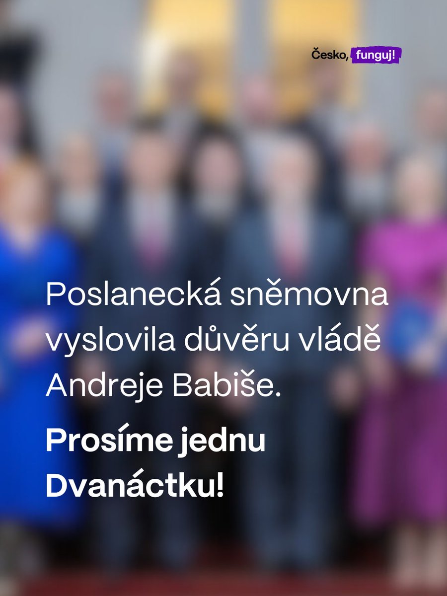 Česko, funguj! tweet media