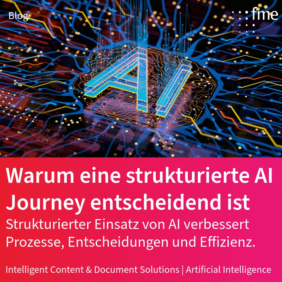 Einzelne Projekte mit #KünstlicheIntelligenz reichen nicht aus.
Erst eine strukturierte #AIJourney schafft nachhaltigen Mehrwert in der #DigitalenTransformation.
👉 Mehr dazu im Blogbeitrag: eu1.hubs.ly/H0r0SZM0