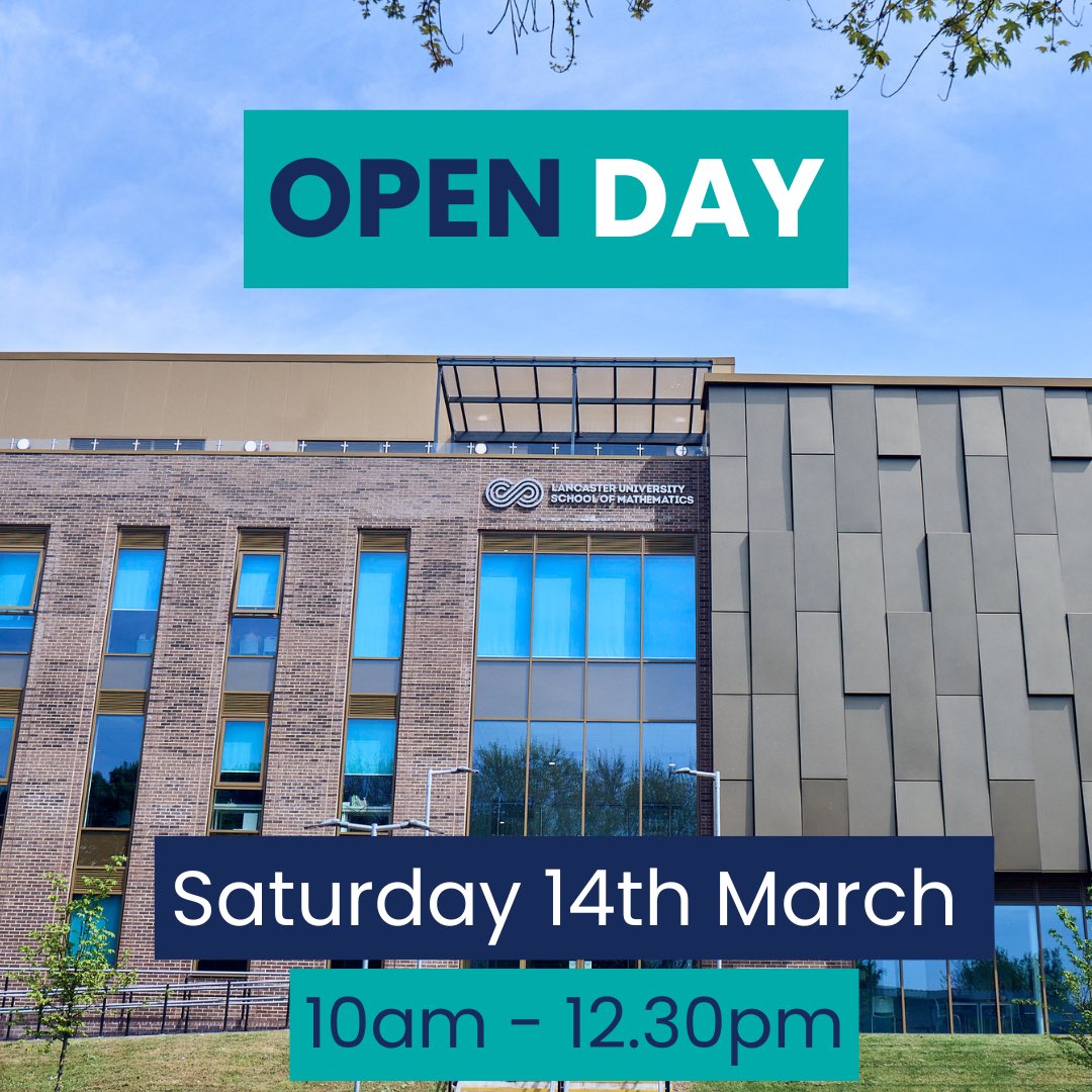 Lancaster University School of Mathematics tweet media