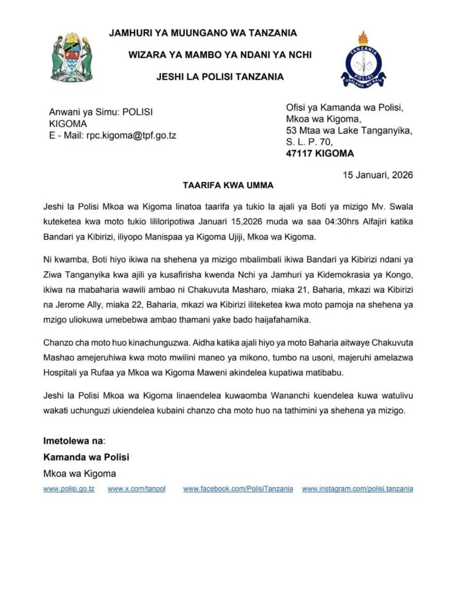 Police Force TZ tweet media