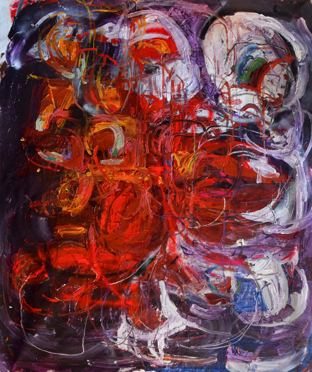 GM fam

Today marks one year since David Lynch left this realm, and also one year since I created “Black Lodge.”

Two days non-stop in my studio, letting the emotions out from the loss of one of my biggest inspirations, not only artistically but existentially.