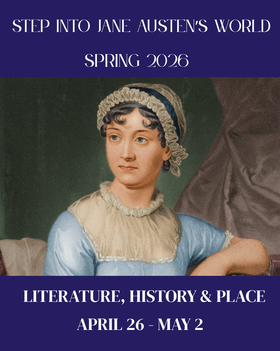 Spend a week at Wroxton this April and join us for a short course on Jane Austen.
Explore the places that shaped her writing and experience the Regency era come to life.
Sunday April 26 - Saturday May 2
For more information go to wroxton.college/jane-austen