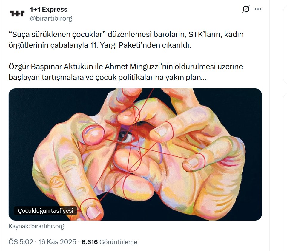 18 yaş altı suçluların cinayet gibi suçlarda suçun dengi ceza alacağı düzenlemeleri engelleyen baroları, sivil toplum kuruluşlarını ve kadın örgütlerini tebrik ediyorum. atlas çağlayan'ı öldüren katil 22 yaşında aramızda olacak. madalyasını da siz takarsınız.