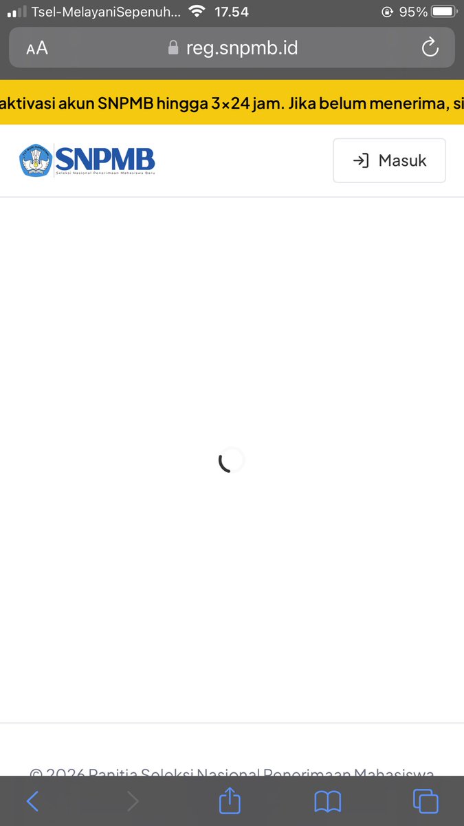 fleurdaissy's tweet image. koq gini mulu ya tiap buka web snpmb.. ada yang sama ga 😩