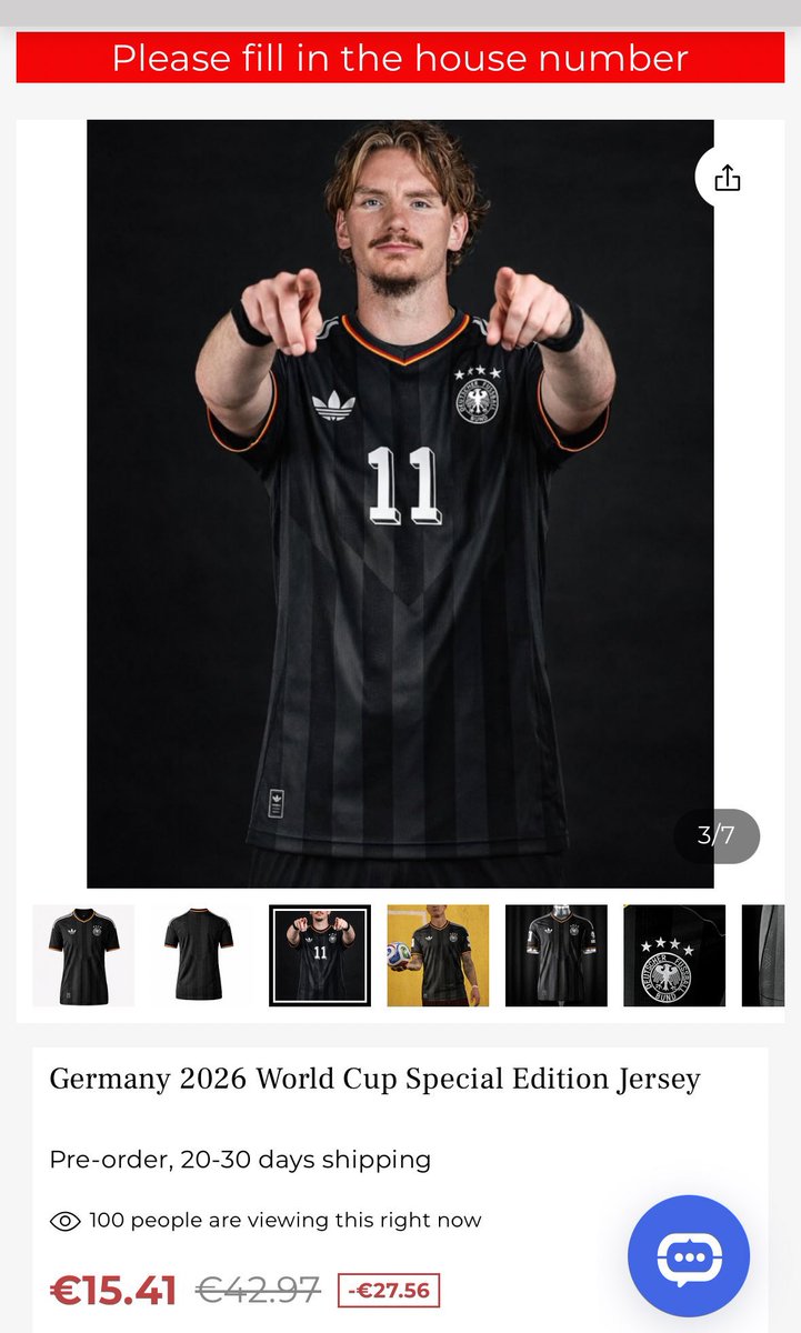 Una historia en 3 actos para entender cómo se propagan los bulos hoy en día:

-Un fan hace un diseño de una camiseta de Alemania

-La gente cree que es un diseño real, y empieza a propagar la mentira

-Las páginas de camisetas falsas empiezan a producirlas y venderlas