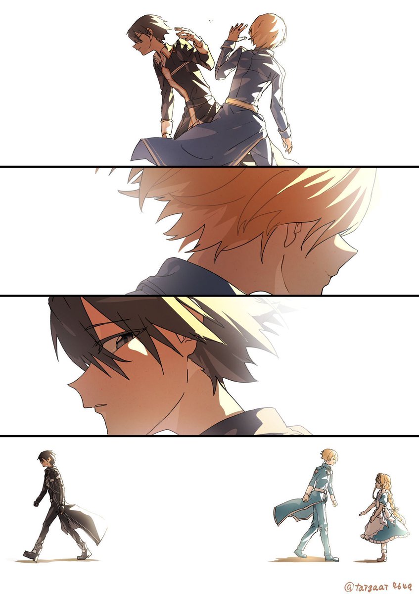 taigaai4649's tweet image. #SAO #ソードアート・オンライン
「ステイ・クールだよ、キリト」