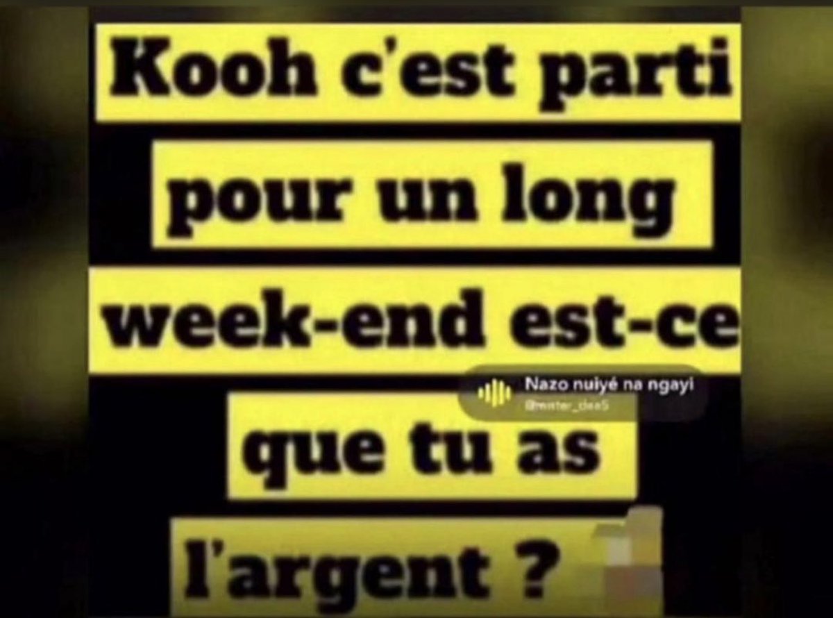 EST - ce que tu as l’argent ?