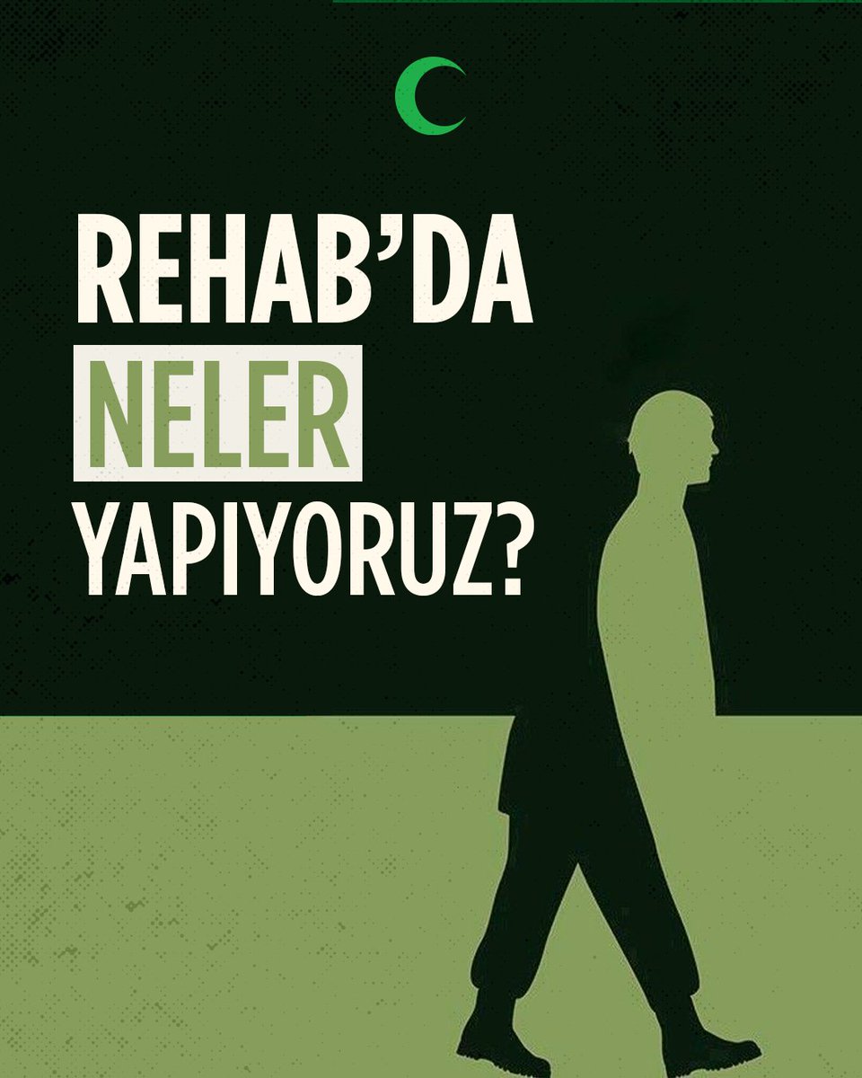 Yeni bir başlangıç mümkün.💚

Yeşilay Rehabilitasyon Merkezi (REHAB), bağımlılık tedavisinden sonra kişinin hayatını yeniden düzenlemesini ve ayık kalmayı sürdürmesini destekleyen bir iyileşme sürecidir. Bu yolculukta yalnız değilsin, bağımlılıklarından kurtulmak için attığın her