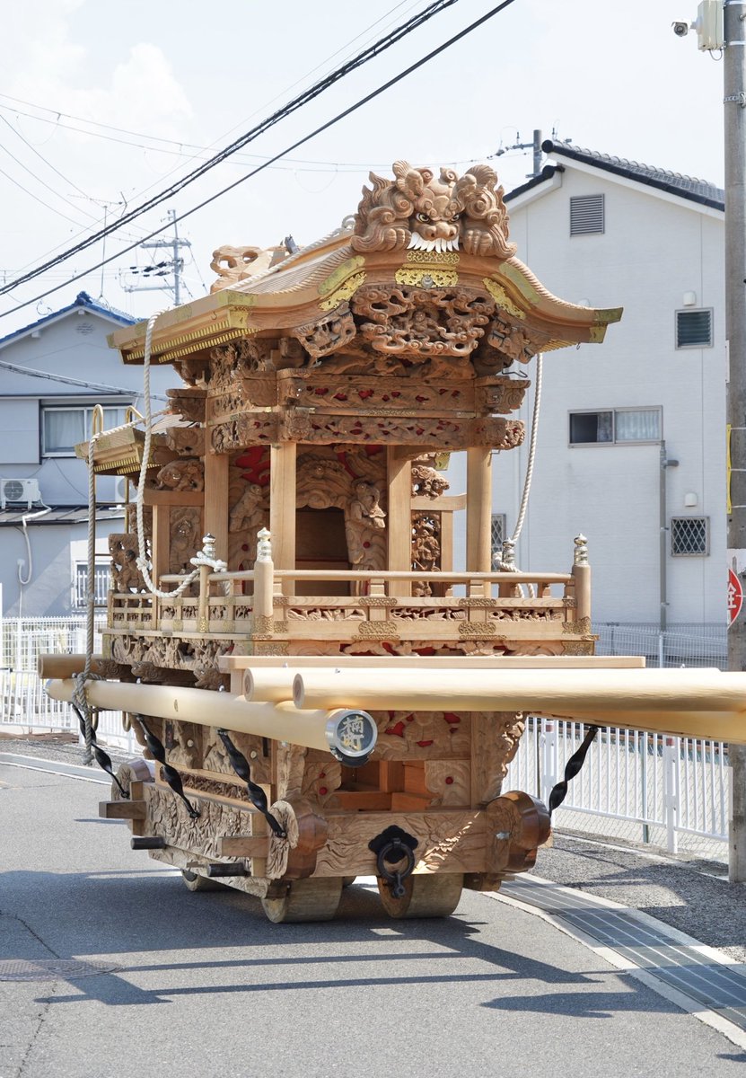 conan4696's tweet photo. 河内長野市・楠町地車 https://t.co/qxBwMRW1X5