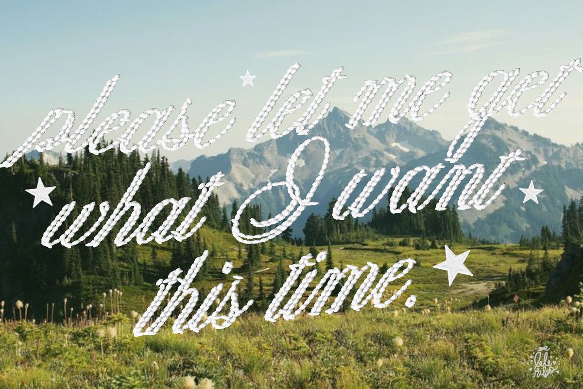 leleribo_'s tweet image. ⋆｡𖦹° please let me get 
what I want this time⭒˚｡⋆