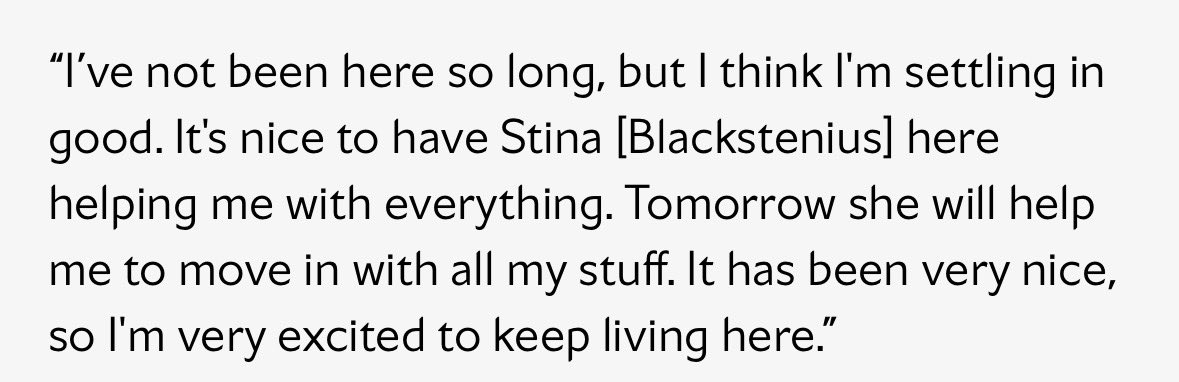 lwtsmonster's tweet image. stina’s been given the child 🥹