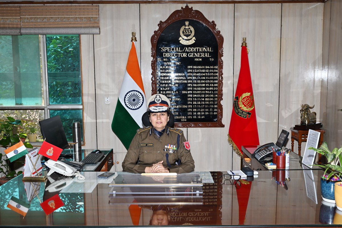 SSB_INDIA's tweet photo. #SSBUpdate

Dr. Anupama Nilekar Chandra, IPS (BH:1994), #SDGSSB, has been appointed as Director General (Investigation), in National Human Rights Commission (#NHRC). She formally handed over charge to Smt. Rekha Lohani, IPS (OD:1997), who assumed responsibility as the 16th Additional Director General, #ADGSSB, at #SSB HQ, New Delhi, on 16.01.2026.

Shri Sanjay Singhal, #DGSSB, extended heartfelt congratulations to both officers on behalf of all ranks of the #SSB.

The entire #SSB family wishes both leaders a successful, impactful, and distinguished tenure.

#Leadership #WomenInUniform #IPS #SSB #MHA #DoPT

@PMOIndia
@HMOIndia 
@PIBHomeAffairs
@PIB_India 
@India_NHRC
@ANI
@PTI_News
@ians_india
@uniindianews