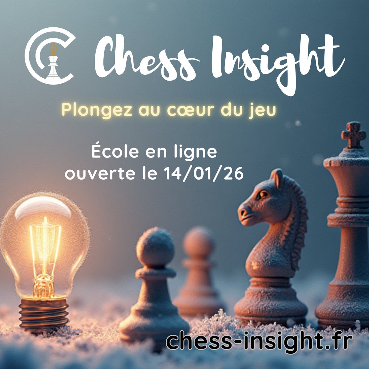 ChessTeaching's tweet image. Après plusieurs semaines de préparation, nous avons pu ouvrir l'école Chess Insight ce mercredi comme prévu ! 🥳
Vous avez des cours, exercices et parties modèles en accès libre. Toutes les infos sur le site : chess-insight.fr
#échecs #école #apprendre #cours #exercices