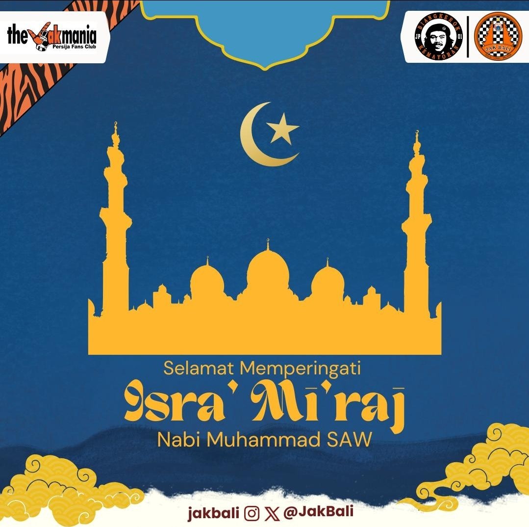 Selamat memperingati Isra Miraj untuk yang merayakan 🙏