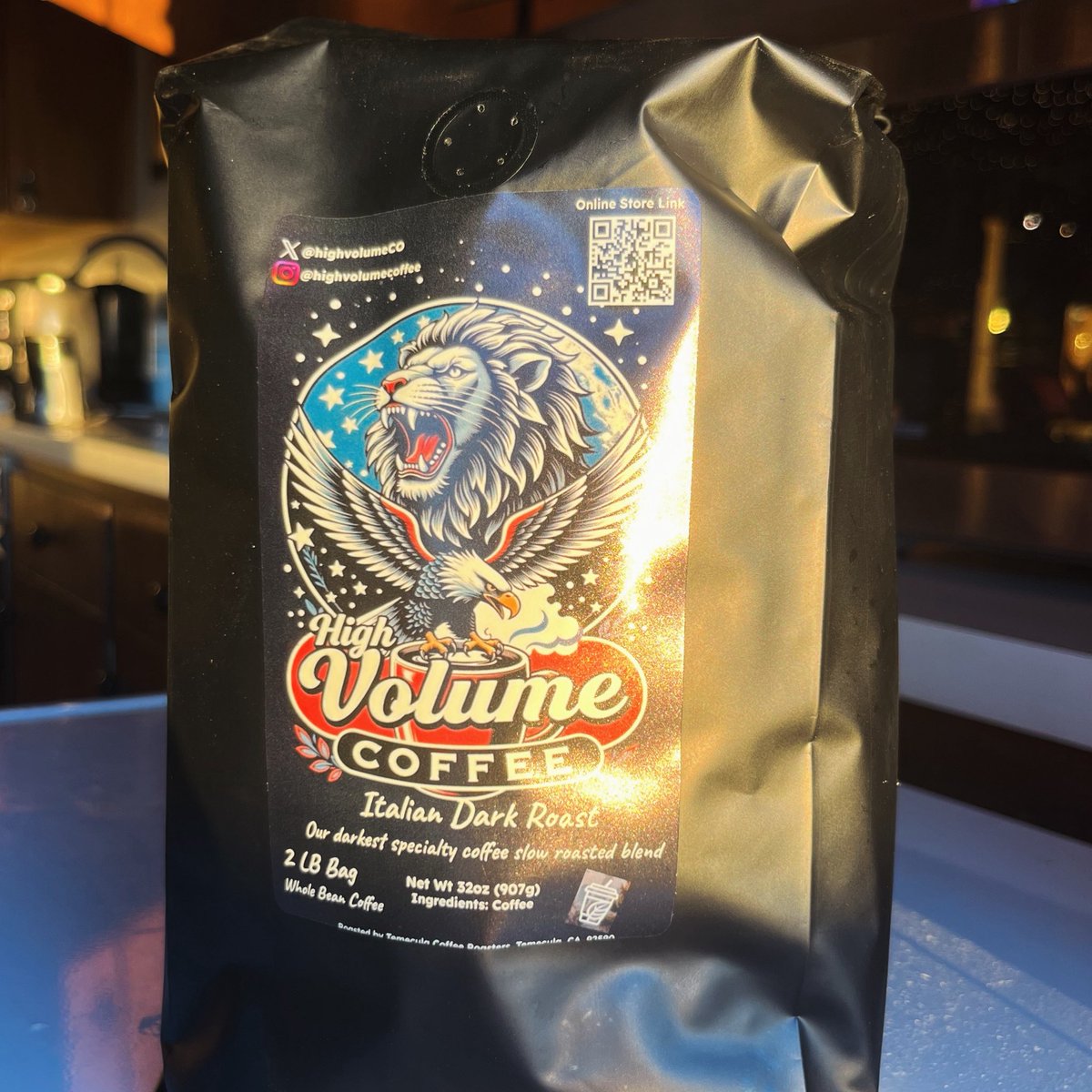 2 pound bags of our dark Italian roast are live! Link in bio! Buy coffee burn crypto with High Volume! <a href="/RealPeezyETH/">Peezy</a> $peezy aka $pepe on $eth