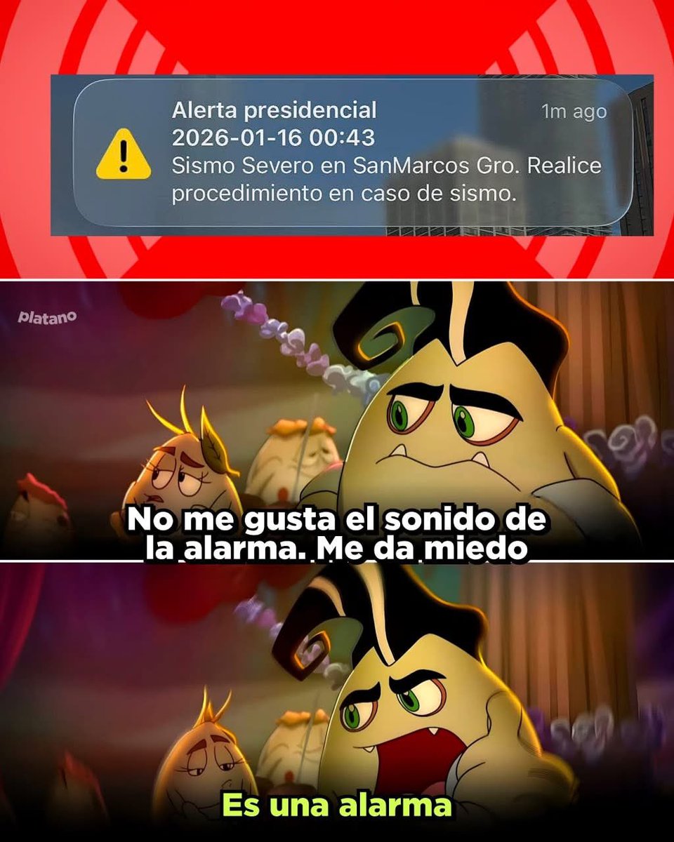 #AlertaSismica #temblor #sismo