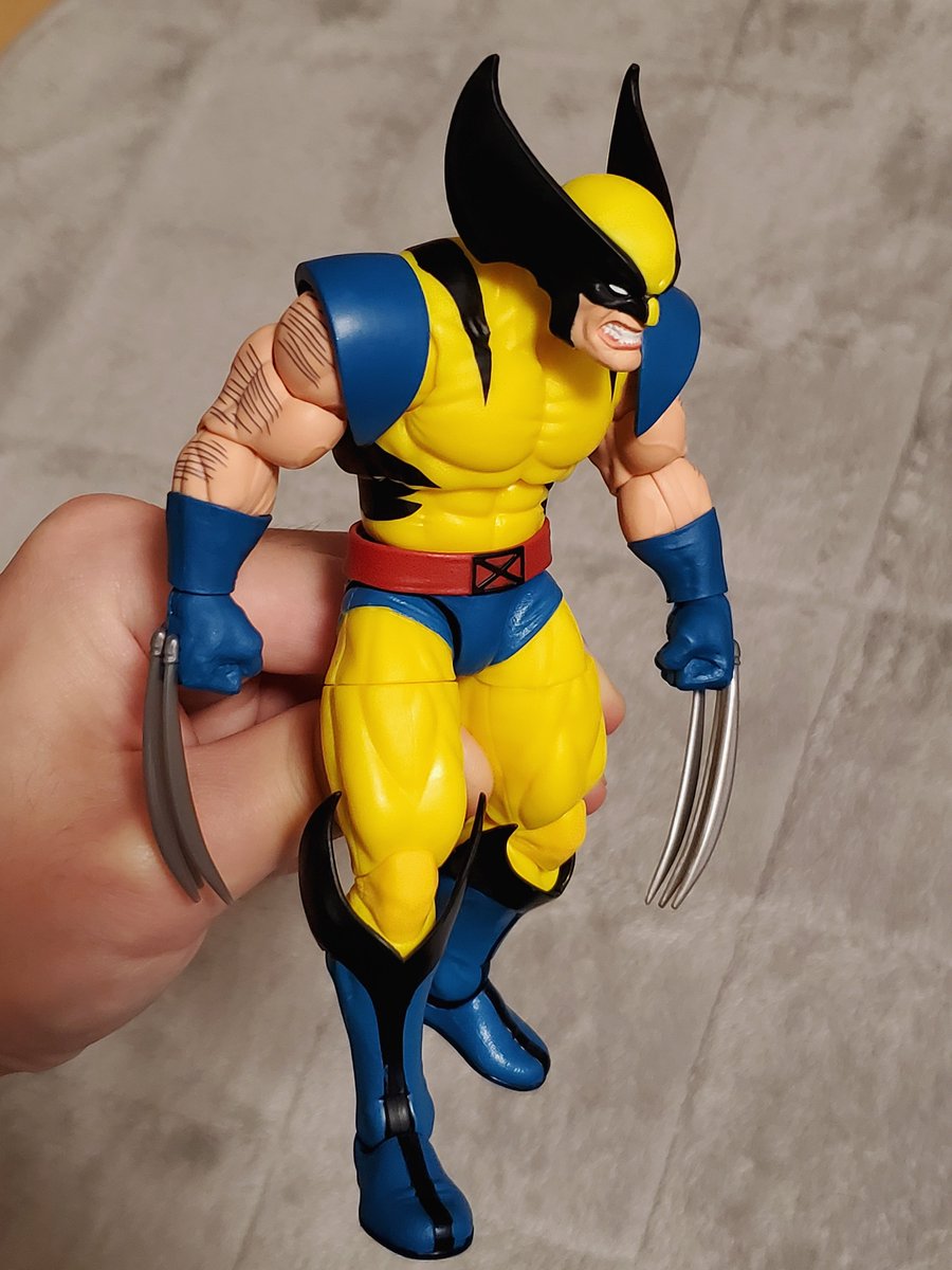 310Nanasaki's tweet image. マーベルレジェンド
ウルヴァリン

君なんか頭ひとつ抜けてない？
クオリティと可動範囲がすごい…