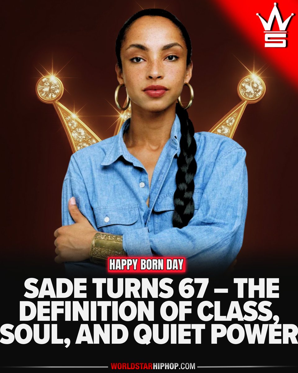 Sade celebrates her 67th birthday today. Timeless voice, timeless aura.