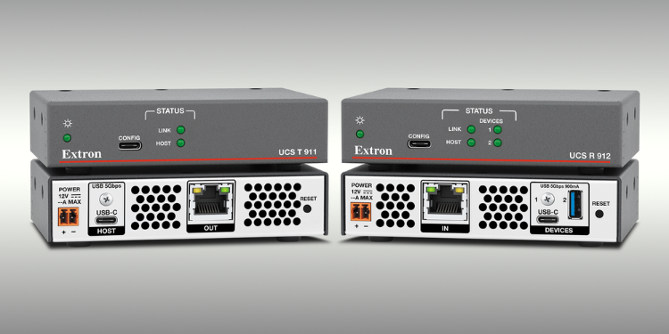 spinworkz_SIA's tweet image. Extron launches the UCS 910 Series, extending USB 5Gbps up to 100 m over CAT 6A. Built for classrooms, conference rooms, and collaboration spaces, it supports cameras, displays, and high-performance peripherals: ow.ly/9qlH50XXIjx

 #Extron #UCS910Series #USBExtension