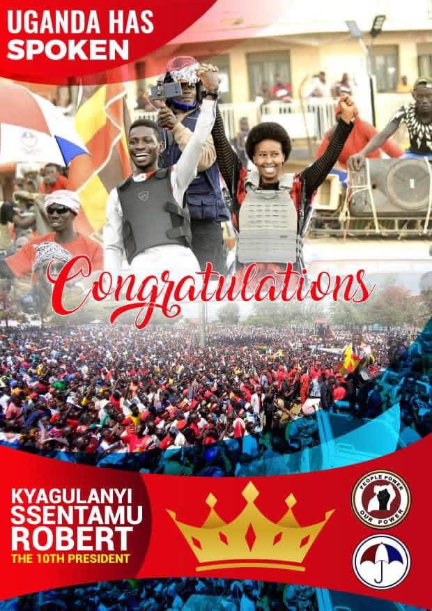Thank You Ugandans, Thank you World. Finally Uganda has got a Fresh President. Congratulations <a href="/HEBobiwine/">BOBI WINE</a> . We know the games <a href="/UgandaEC/">The Electoral Commission - Uganda</a>  tries to play with the votes but that won't change the results. The propaganda running on Televisions that are pro-Government as well.