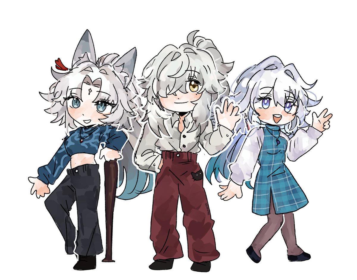 yaodoods's tweet image. General’s modern attire #Feixiao #JingYuan #YaoGuang