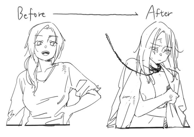 こういうイメージ
髪色は明るい 名前はカタカナ 