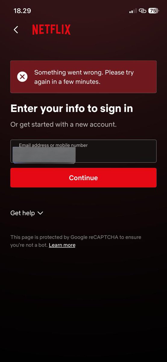 babyjieyl's tweet image. problem netflix skrng begini sumpah ngeselin😭💔