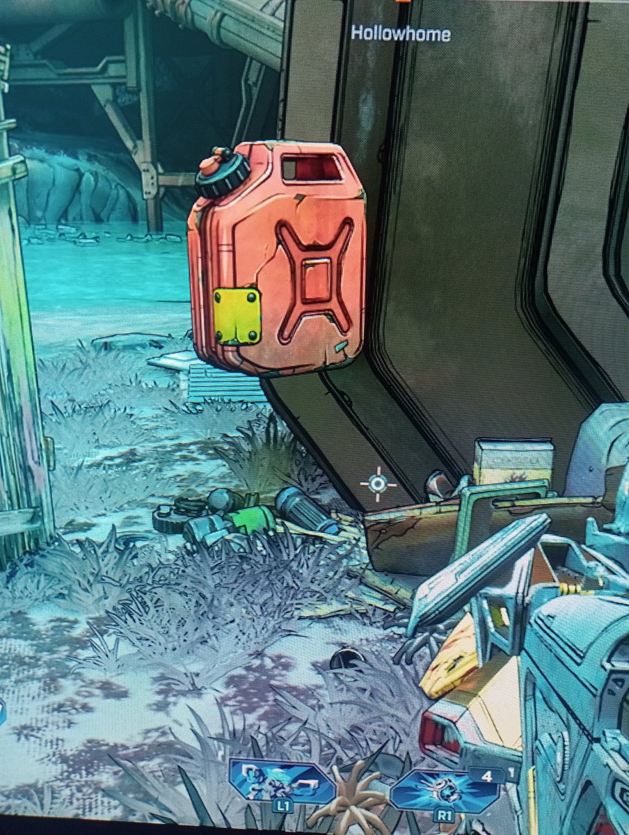 JRiley80's tweet photo. @Joltzdude139 BL2 gave us the Holy Floating Sign.......Now BL4 has given us the Holy Floating Gas Can https://t.co/qagRfxRFiB