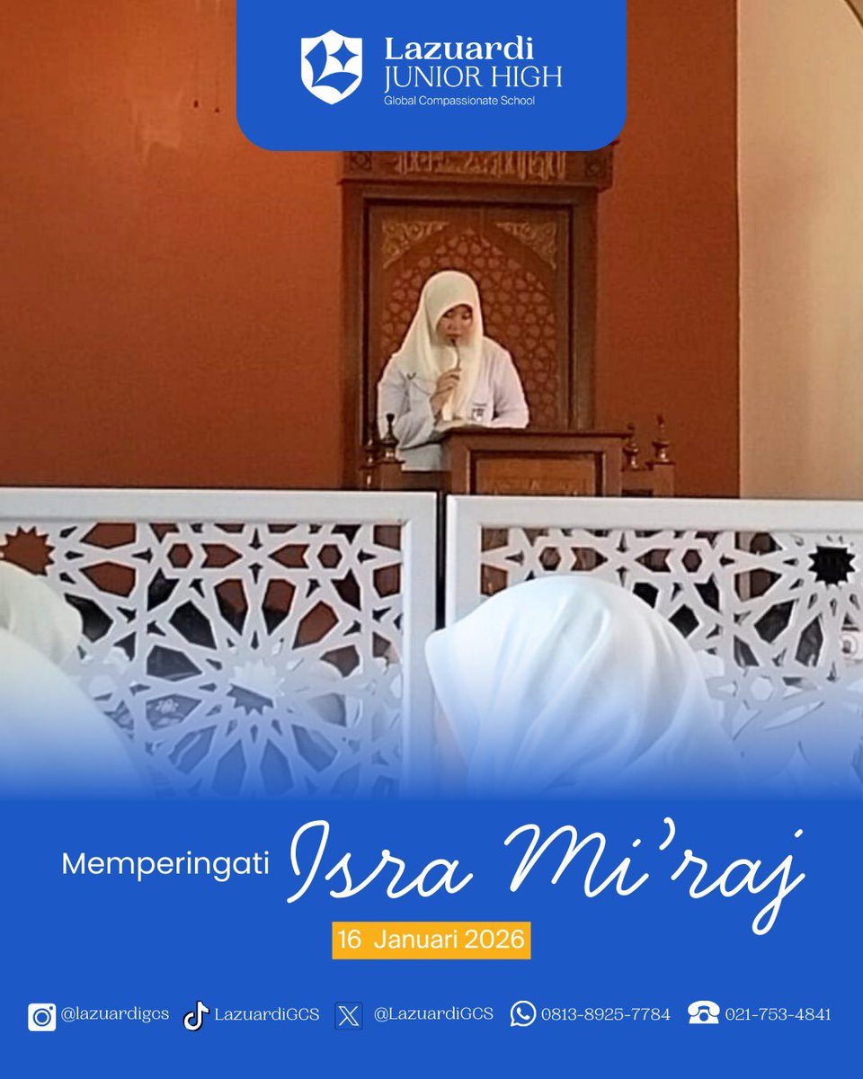 Selamat memperingati Isra Mi’raj, Lazuardians!