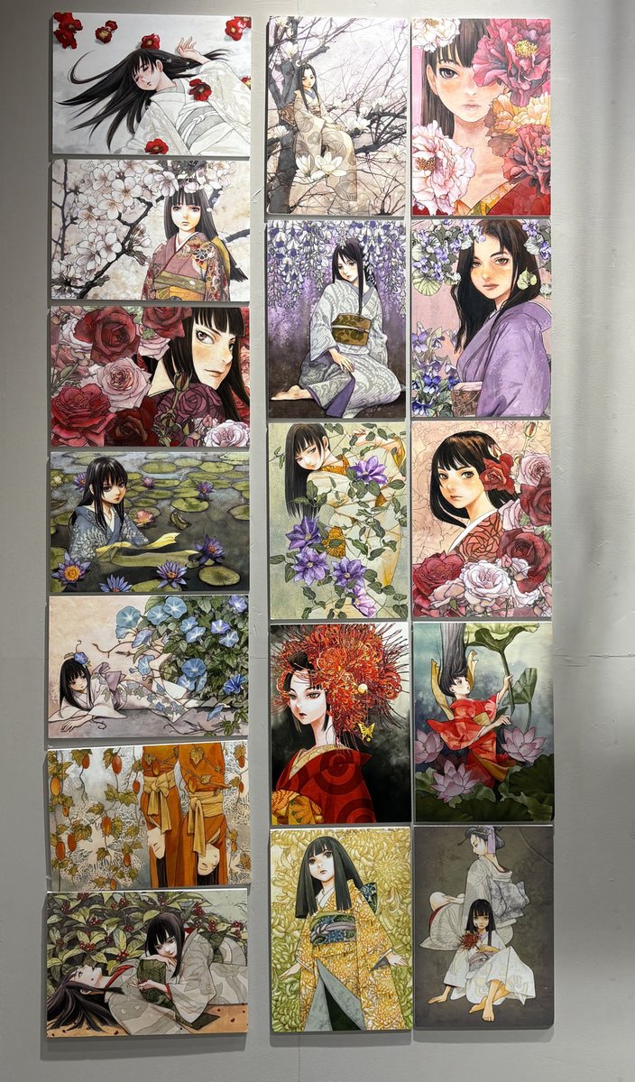 comic_natalie's tweet image. 冬目ケイ「花風姿」2015年発売の画集を改編＆追加収録した愛蔵版、Webサイン会も
natalie.mu/comic/news/656…

#冬目景 #冬目ケイ