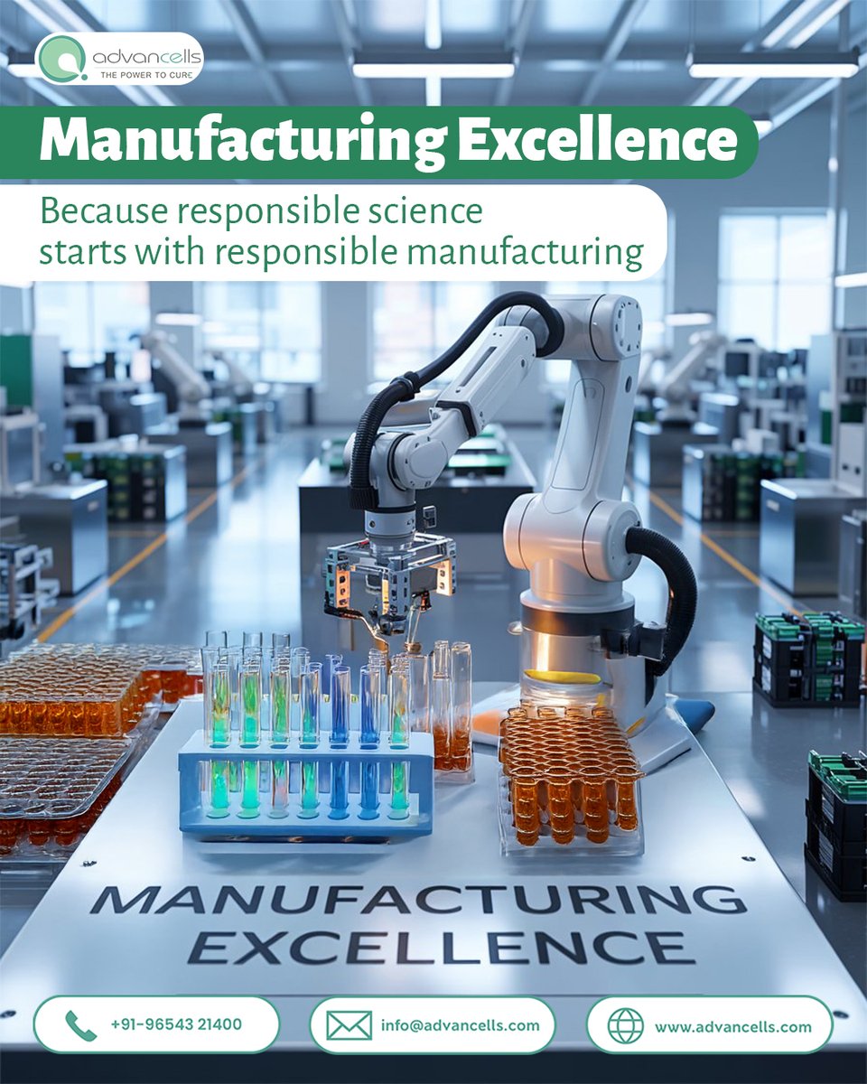 At #Advancells, our work begins and ends in the lab.

From controlled environments to standardized protocols, every step in stem cell manufacturing is designed to ensure quality, consistency, and scientific integrity. 

#Science #healthcare #stemcells
