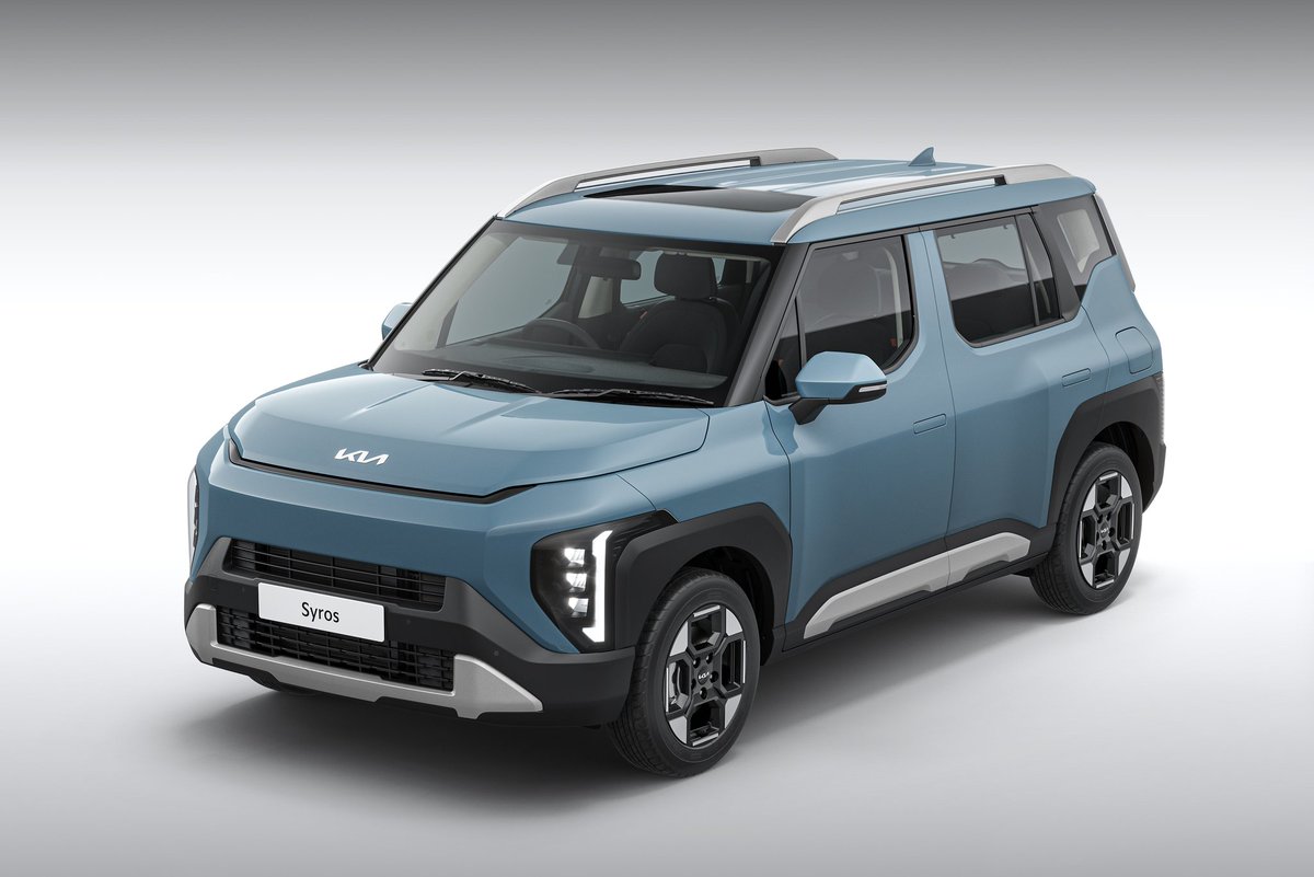 TechDekhoji's tweet photo. Kia India is making some noise in compact SUV game!
New Syros line-up starting at
π βΉ9.89L (petrol)
π βΉ10.63L (diesel) in HTK(EX).
Bold design, segment-leading features & strong efficiency make Syros an SUV worth watching! π₯ #KiaSyros #SUV #DriveKia π https://t.co/tNbnVkatj4