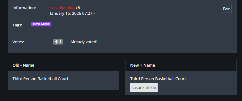 SasaokatokioLoR's tweet photo. Twitchã®é
ä¿¡ã«ããŽãªã«Third Person Basketball Courtãç¡ãã£ãã®ã§è¿œå ç³è«ããŠãããŸãã
åçãããã°ã«ããŽãªèšå®ããŠé
ä¿¡ã§ããã¯ã
#TPBC https://t.co/o36HhAg7HJ