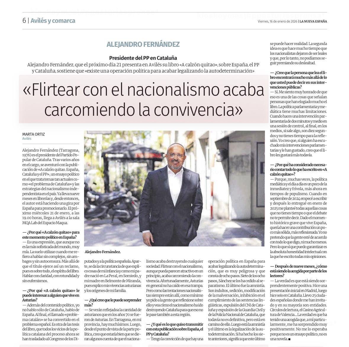 alejandroTGN's tweet image. Entrevista en @lanuevaespana .
