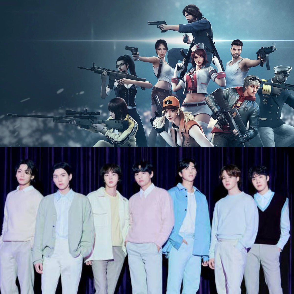 aptecars's tweet image. Entre BTS Arirang Army | freefire todo listo para el FDS modo Goat