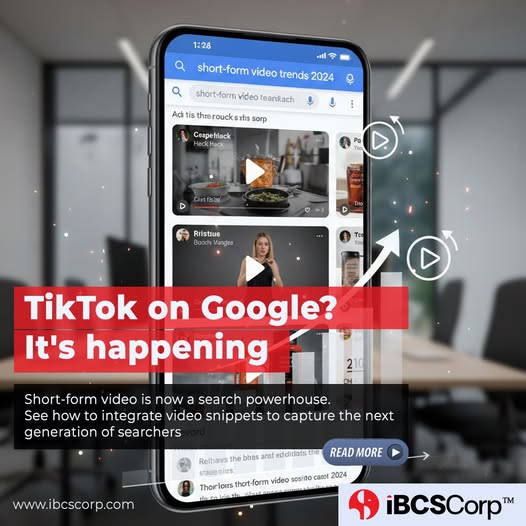 ibcscorp's tweet photo. Short video = search fuel. From AI creation to shoppable clips, video trends are changing discovery. Full guide: https://t.co/qEhiTew3Ri
#SEO #VideoMarketing https://t.co/irWDHqKE5e