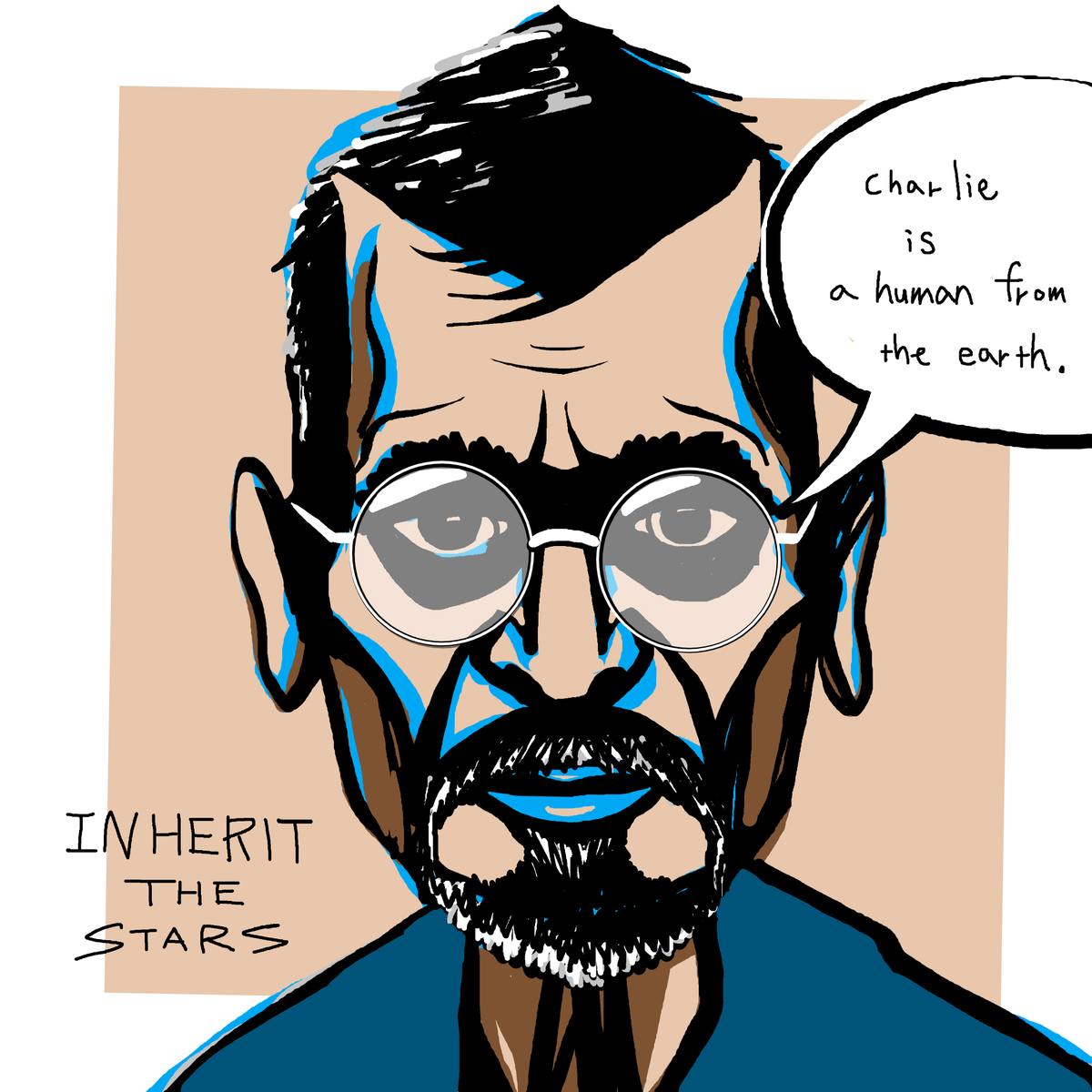 I'm reading now "Inherit the Stars"読書中「星を継ぐもの」
Christian Dancker of my image. クリスチャン・ダンチェッカーのイメージ図　#読書 #illust #イラスト