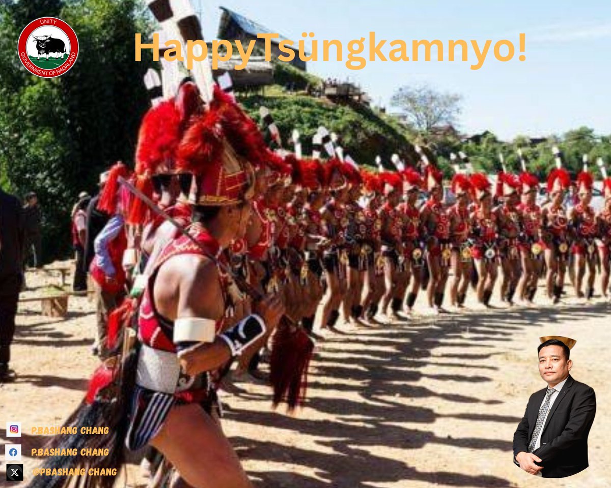 Heartiest greetings to our #Yimkhiung community on the joyous occasion of #Tsüngkamnyo,the festival that celebrates harvest, thanksgiving, and togetherness.May this time of celebration renew our bonds, preserve our traditions, and bring happiness and abundance to every household.